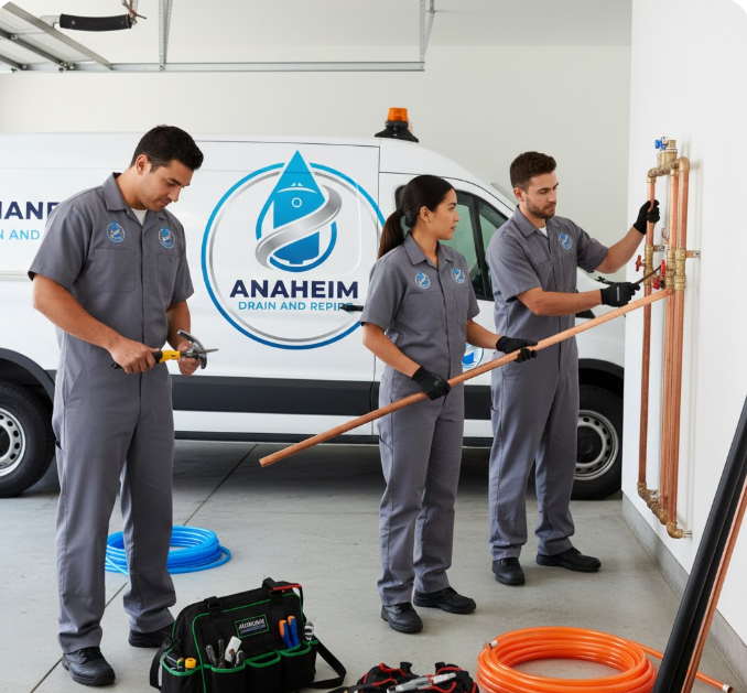 Anaheim Drain and Repipe Team